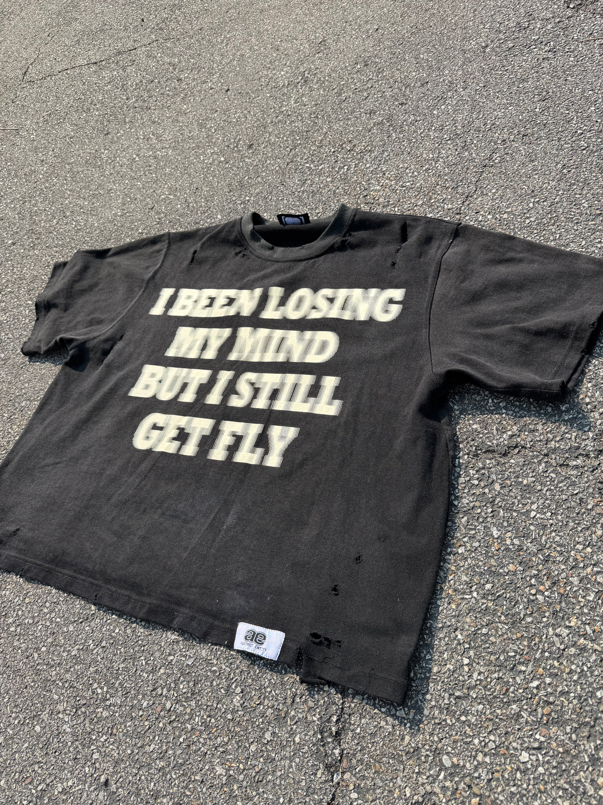 Washed Black "IBLMM" Tee